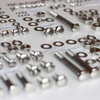 Complete set of screws, ZINC - JAWA 350 Panelka