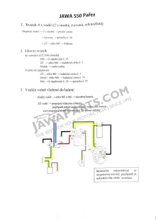 Wireharness - JAWA 50 550