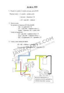 Wireharness  - JAWA 50 555