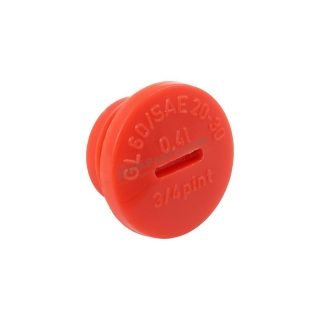 Oil plug, RED (MZA) - Simson