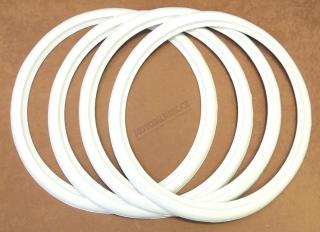 White hem for tires  16" ( Jawa,CZ ) Set 4Pcs