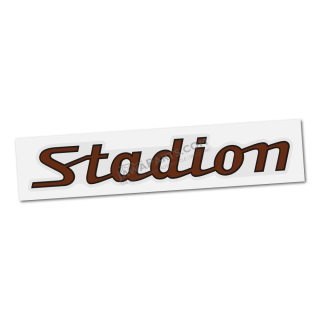 Sticker Stadion (inscription), BROWN (1pc)