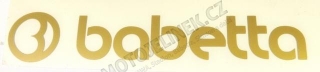Sticker of tank Babetta-gold