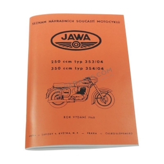 Catalog of spare parts - JAWA 250/350 Kývačka
