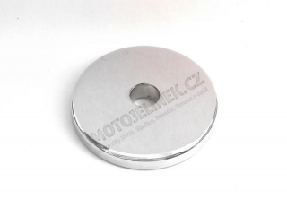 Cover of wheel bearing FRONT-CHROME-Jawa Kyvacka