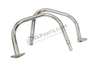 Handles, REAR L+R CHROME (TUR) - JAWA 350 638-639