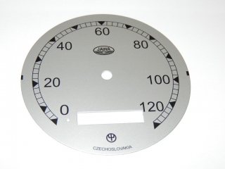 Watchface of speedometer 120 km - Pérák (Zbrojovka)