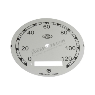Dial of speedometer 120 km/h - Pérák (FJ K)