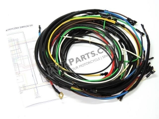 Wireharness (with winkers), (HUN) - Simson S51