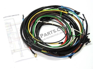 Wireharness (with winkers), (HUN) - Simson S51