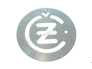Logo CZ gloss stainless steel Φ60 - ČZ 125/150