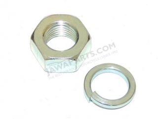 Nut of wheel axis M14 with washer