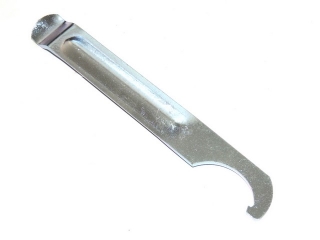 Tire lever with key