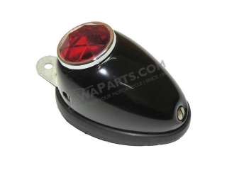 Rear light, BLACK (1950-1955) - JAWA Pérák, ČZ 125/150