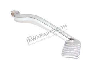 Rear brake pedal, CHROME - JAWA 350 634-640