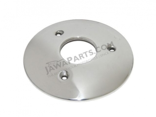 Cover of wheel hub, FRONT (POLISHED) - JAWA 50 555,05