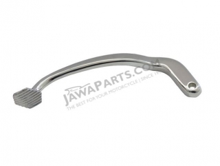 Rear brake pedal CHROME - ČZ 476, 477