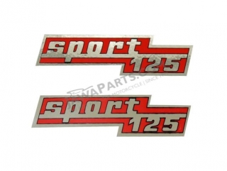 Stickers for boxes (2pcs) - ČZ 125 SPORT