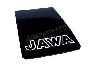 Apron of mudguard JAWA, white contour inscription JAWA