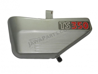 Side cover LEFT, silver - JAWA 350 638-639