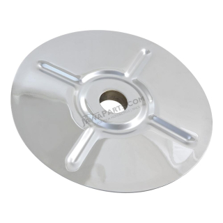 Rear rosette cover (185mm), CHROME - JAWA Kývačka, Panelka