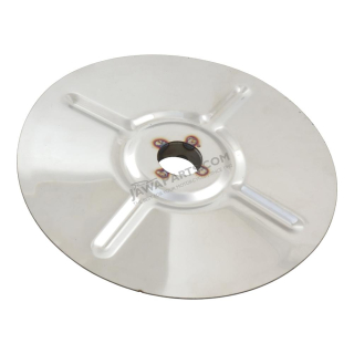 Rear rosette cover (185mm), STAINLESS - JAWA Kývačka, Panelka