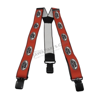 Rubber straps RED (black logo) - JAWA