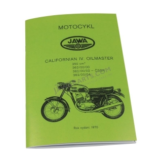 Catalog of spare parts - JAWA 350 Californian