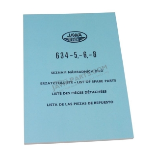 Catalog of spare parts - JAWA 350 634