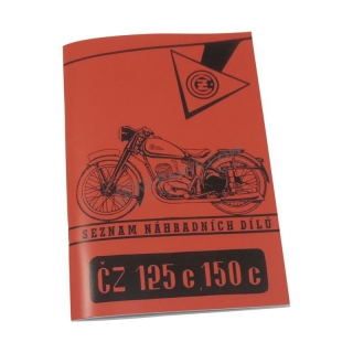 Catalog of spare parts - ČZ 125/150 C