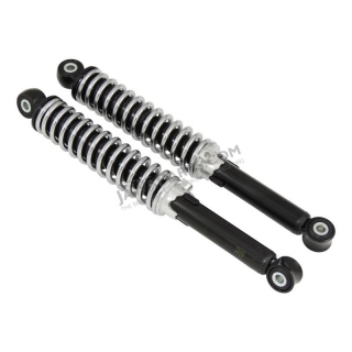 Shock absorbers, rear (set 2 pcs) CHROME - Pionýr, Babetta, Korádo