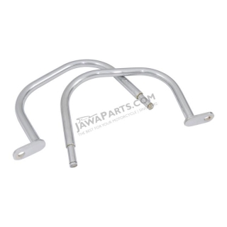 Handles, REAR L+R CHROME (CZ) - JAWA 350 640