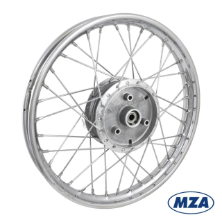 Wheel complete 16x1,5 (MZA), STEEL RIM - Simson