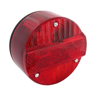 Rear lamp (round), complete (MZA) - Simson, MZ