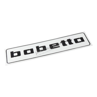 Sticker "babetta", BLACK (140x37mm) - Babetta