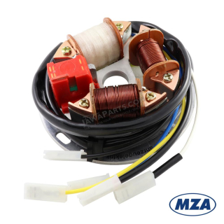 Stator (N-8305.1/4-100), CONTACTLESS 6V 35/21W Bilux (MZA) - Simson S51, S70