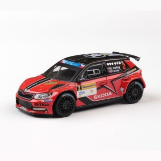 Model Škoda Fabia R5 (1:43), Jan KOPECKÝ #2 Barum Czech Rally Zlín 2016