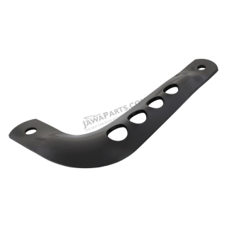 Exhaust holder (strut), BLACK (MZA) - Simson S51, S53, S70 Enduro