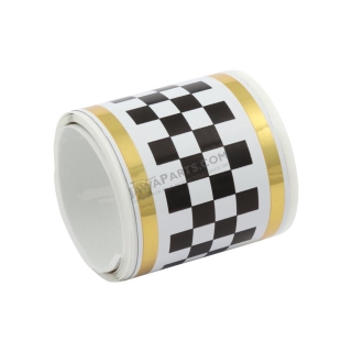 Sticker "chessboard" - WHITE/GOLD
