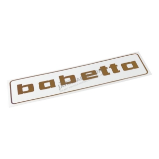 Sticker "babetta", GOLD (140x37mm) - Babetta