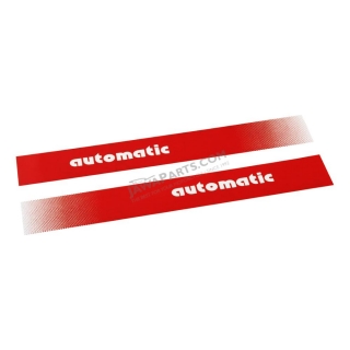 Stickers "automatic", RED (2 pcs) - Manet Korado