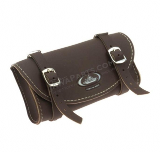 Saddle bag RETRO, DARK BROWN - UNI