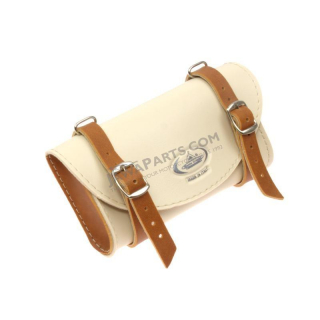 Saddle bag RETRO, CREAM / LIGHT BROWN - UNI