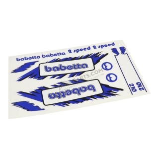 Set of stickers (babetta), BLUE - Babetta 210