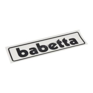 Sticker "babetta", BLACK (145x38mm) - Babetta