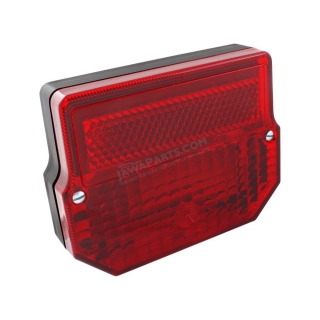 Rear lamp (square), complete (MZA) - Simson, MZ