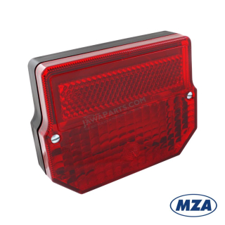 Rear lamp (square), complete (MZA) - Simson, MZ