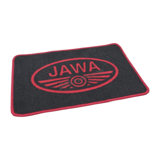 Doormat (60x40cm) BLACK-RED - JAWA