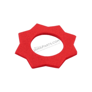 Felt of tank cap, RED - JAWA 50 23, Stadium S22, S23