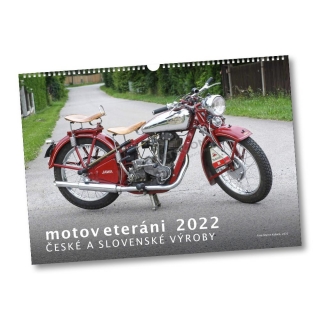Calendar Czechoslovakian motorcycles 2022